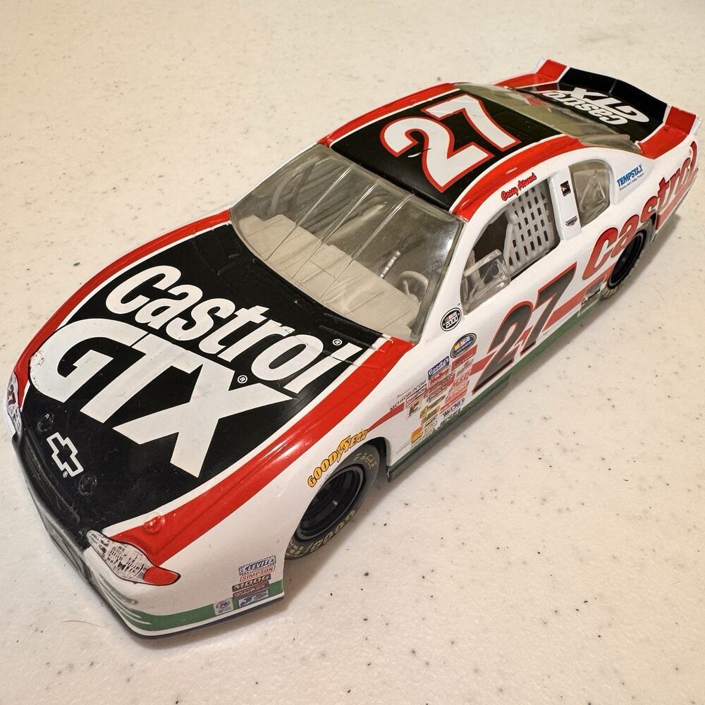 NASCAR #27 Casey Atwood Castrol GTX Die-cast 1:24‎ Scale Model Vtg Hasbro Heavy